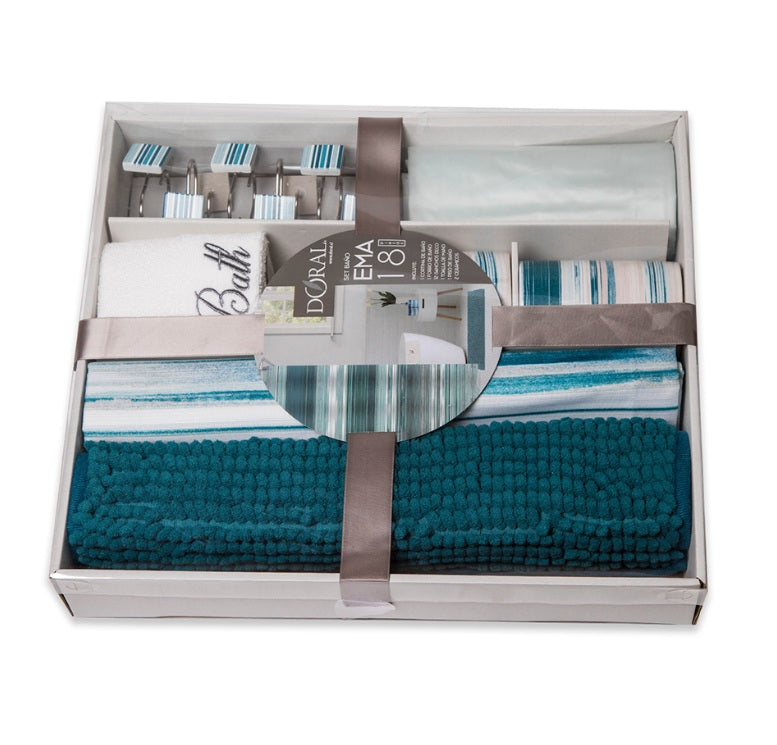 Set Baño 18 Piezas Ema