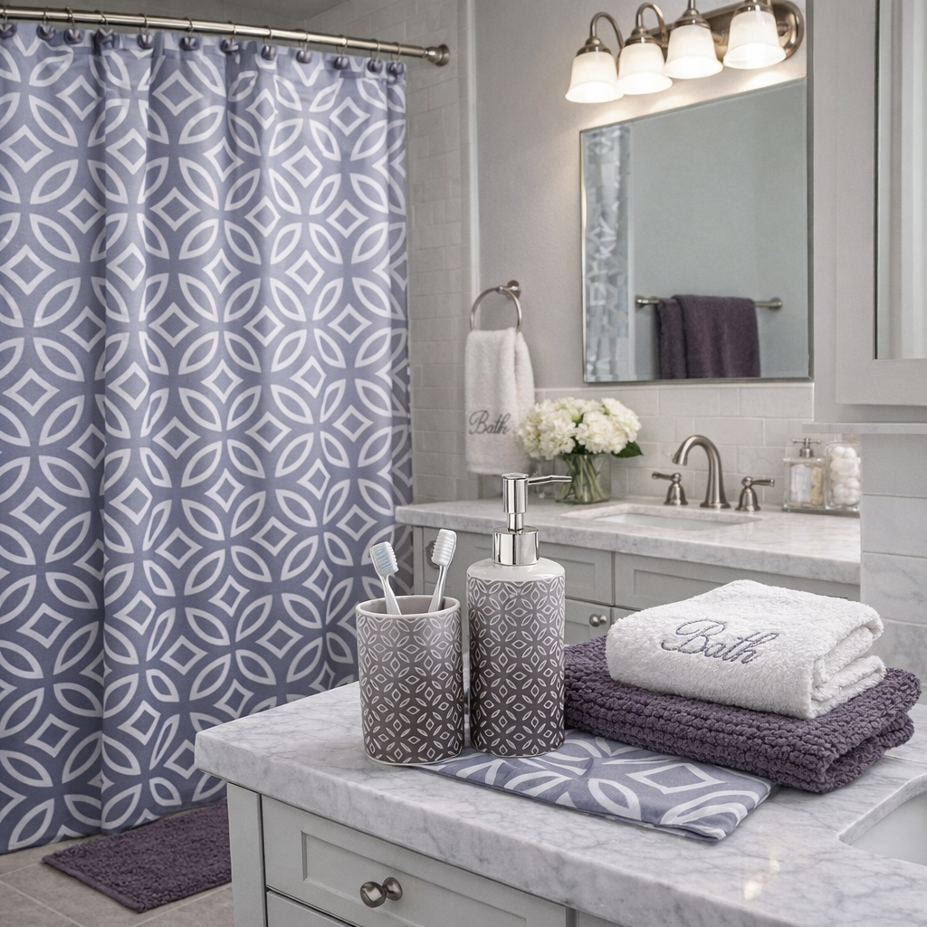 Set Baño 18 Piezas Ema