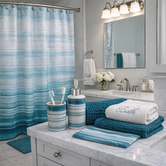 Set Baño 18 Piezas Ema